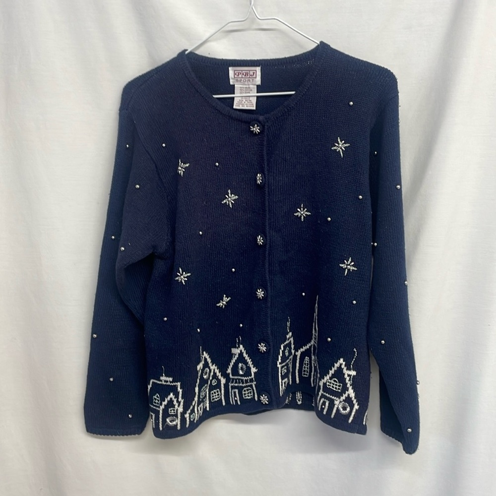 PBJ Sport Ladies button up Sweater size medium